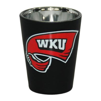 Western Kentucky 2 oz Matte Black Shot Glass