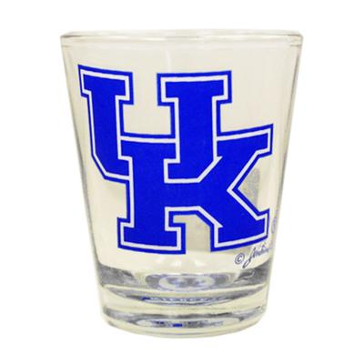 Kentucky 2 oz Bullseye Bottom Shot Glass