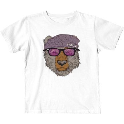 Blue 84 YOUTH Boone Bear with Sunglasses Short Sleeve Tee