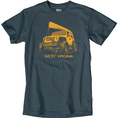 Blue 84 West Virginia Wheeled Jeep Short Sleeve Tee