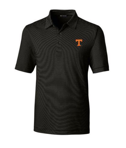  Tennessee Cutter & Buck Big & Tall Forge Pencil Stripe Polo