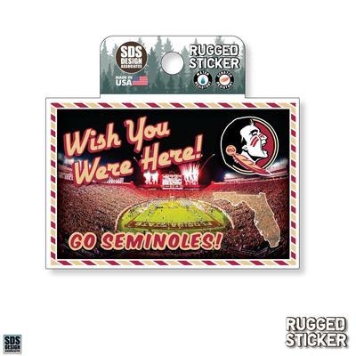 Florida State Seasons Design Wish You Were Here 3.25