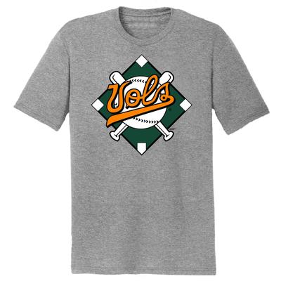Tennessee Vols Baseball Diamond Dual Blend Short Sleeve Tee Shirt