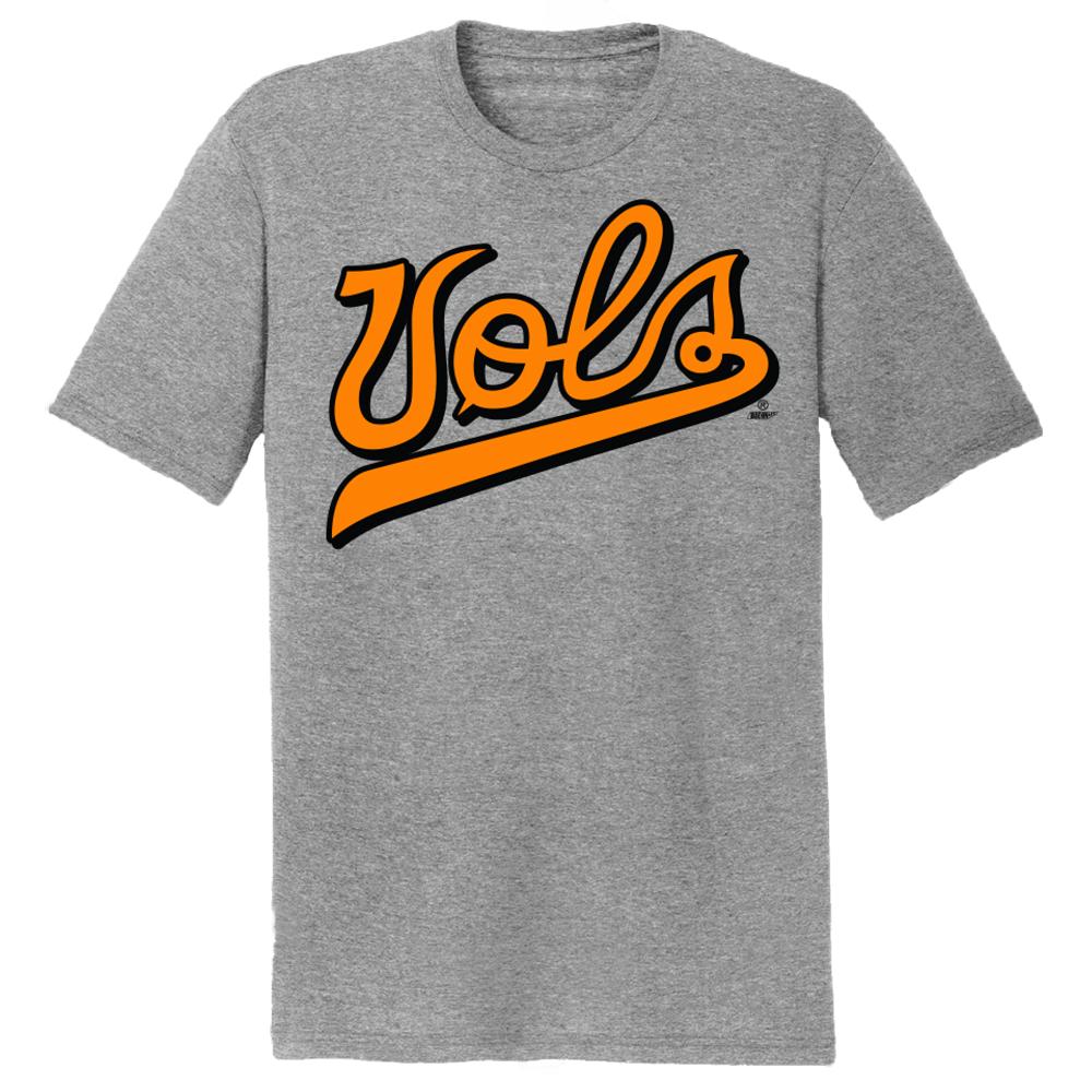 Vols | Tennessee Baseball Vols Script Dual Blend Short Sleeve Tee ...