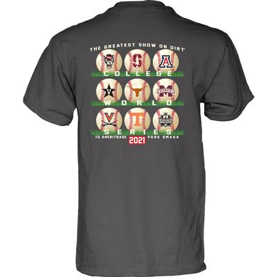 College World Series The Greatest Show on Dirt Baseballs Tee
