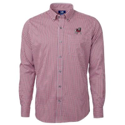 Georgia Cutter & Buck Big & Tall Versatech Multi Check Dress Shirt