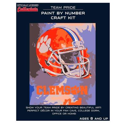 Clemson Paint by the Numbers Kit