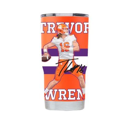 Clemson Trevor Lawrence 20 oz Tumbler