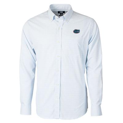 Florida Cutter & Buck Big & Tall Versatech Tattersall Dress Shirt