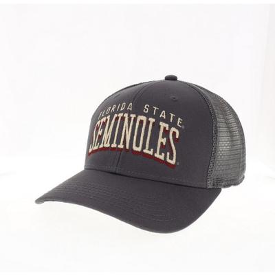 Florida State Legacy Structured Arch Logo Trucker Hat