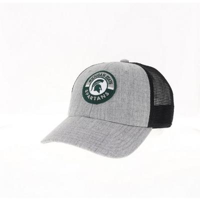 Michigan State Legacy YOUTH Road Patch Trucker Hat