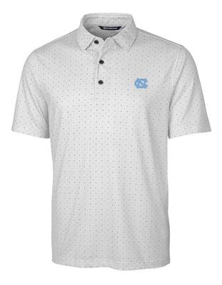 UNC Cutter & Buck Big & Tall Pike Double Dot Print Polo