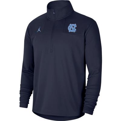 UNC Jordan Brand Coach Top Half Zip Pullover