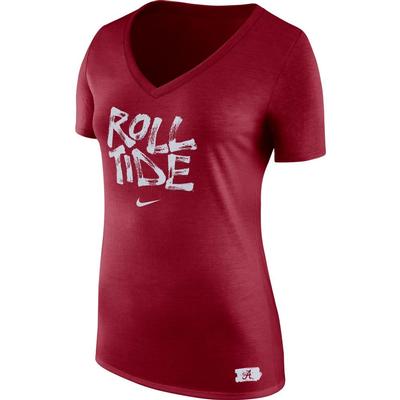 Alabama Nike Women's Brush Phase Tee