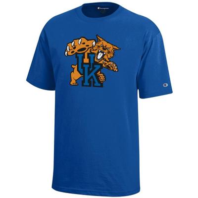 Kentucky Champion YOUTH Giant Wildcat Logo Tee