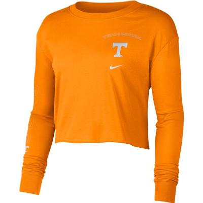 Tennessee Nike Women's Long Sleeve Crop Tee