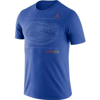 Florida Jordan Brand Team Issued Short Sleeve Dri-fit Cotton Tee
