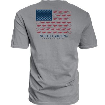 Blue 84 Chapel Hill Seafarer Bass Americana Short Sleeve Comfort Colors Tee