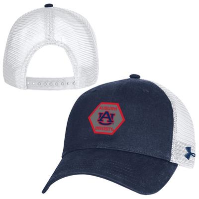 Auburn Under Armour Patch Logo Adjustable Hat