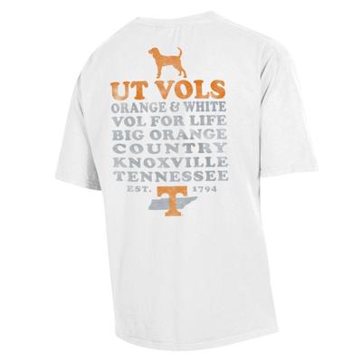 Tennessee Tri-star Hound Short Sleeve Comfort Colors Tee