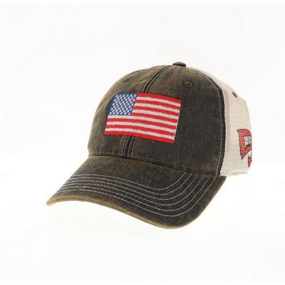 Western Kentucky Legacy US Flag Trucker Hat
