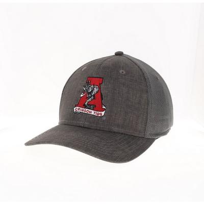 Alabama Legacy Vault A with Elephant Logo Flex Fit Hat
