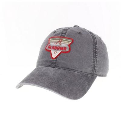 Alabama Legacy Triangle Patch Adjustable Hat