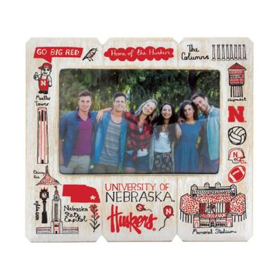 Nebraska Julia Gash 4 X 6 Distressed Frame