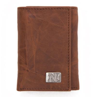 Nebraska Eagles Wings Trifold Wallet