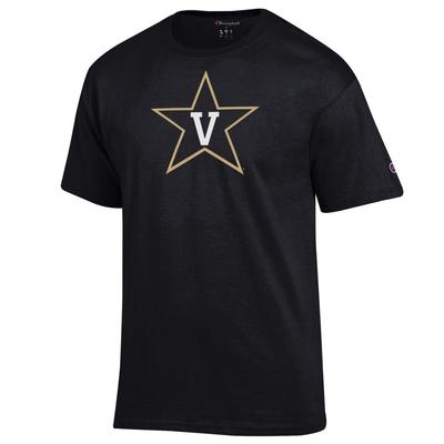 Vanderbilt Champion Giant Logo Tee