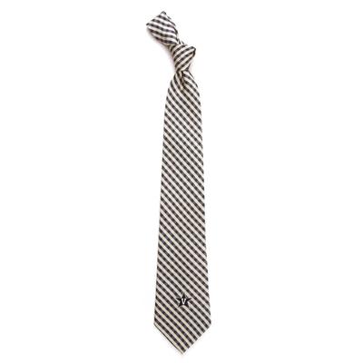 Vanderbilt Eagles Wings Gingham Tie