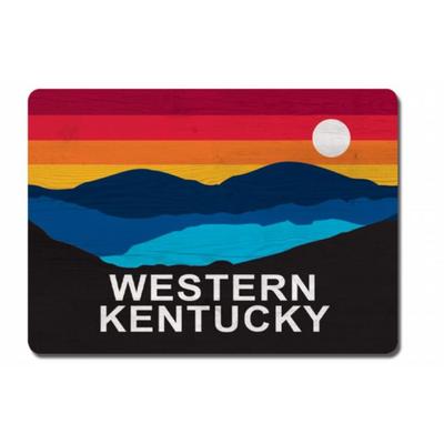 Western Kentucky Rectangle Horizon Magnet