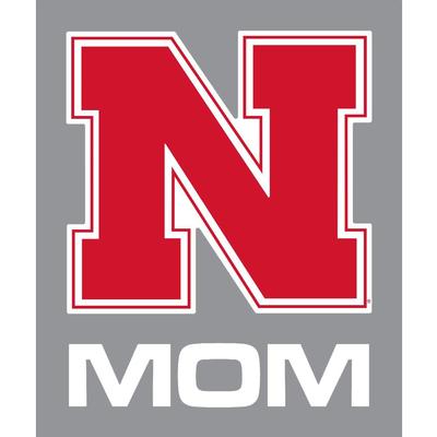 Nebraska N Over Mom Decal 5