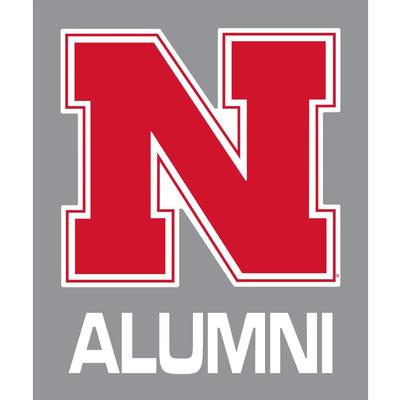 Nebraska N Over Alumni Decal 5