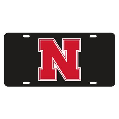 Nebraska N Logo License Plate