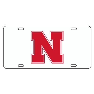Nebraska N Logo License Plate