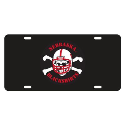 Nebraska Blackshirt Logo License Plate