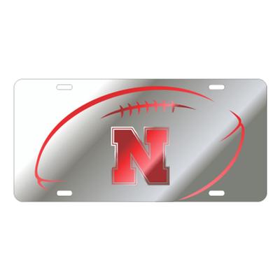 Nebraska Football Mirror License Plate