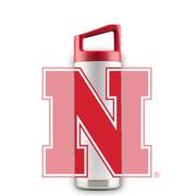  Nebraska 16 Oz N Logo Bottle