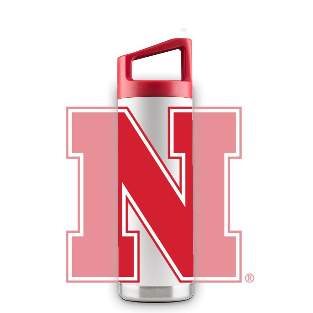 Nebraska 16 Oz N Logo Bottle