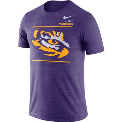 LSU Nike Velocity Sideline Short Sleeve Tee