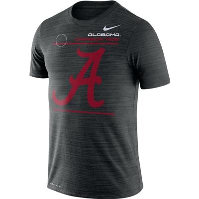 Alabama Nike Velocity Sideline Short Sleeve Tee