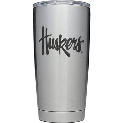 Nebraska Yeti 20 oz Huskers Script Rambler