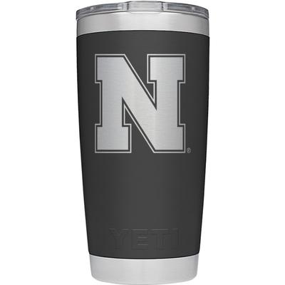 Nebraska Yeti 20 oz N Logo Rambler