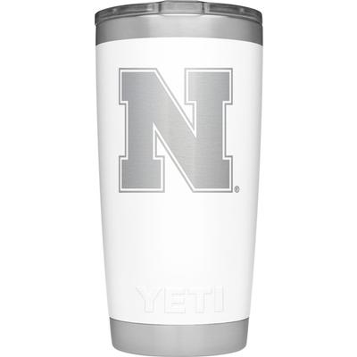 Nebraska Yeti 20 oz N Logo Rambler