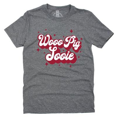 Arkansas Kickoff Couture Women's Wooo Pig Sooie Sparkle Tee