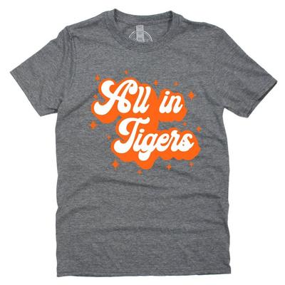 Clemson Kickoff Couture Women's All In Tigers Sparkle Tee
