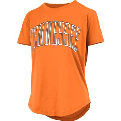 Tennessee Pressbox Bell Lap Curved Hem Short Sleeve Tee