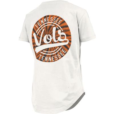 Tennessee Pressbox Tornado Blast Curved Hem Short Sleeve Tee