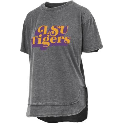 LSU Pressbox Easy Poncho Short Sleeve Tee
